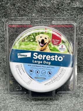Seresto Flea & Tick Collar 8 Months Protection LARGE Dogs above 18lbs - Sealed